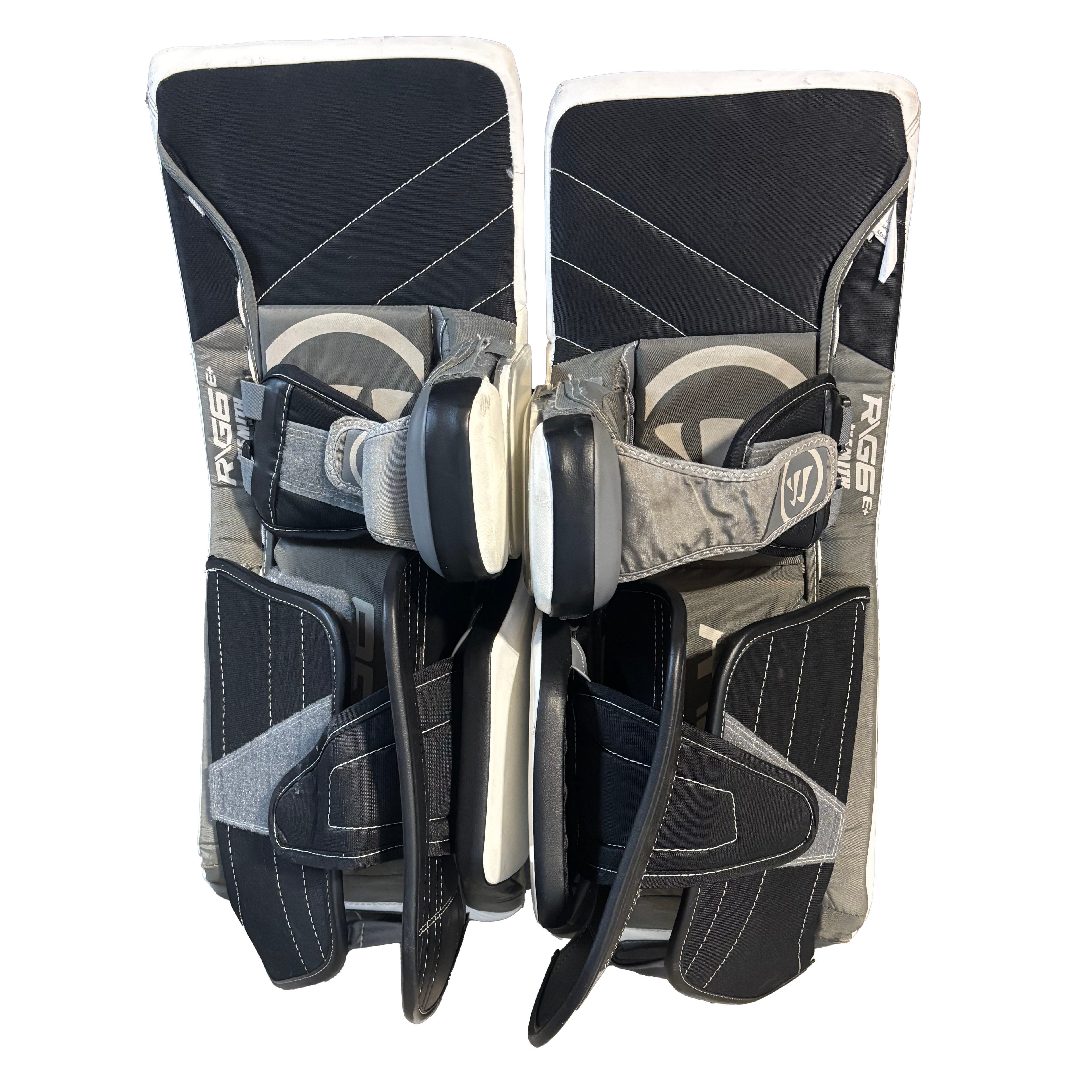 Warrior Ritual RG6 - Used Junior Goalie Pads (White)