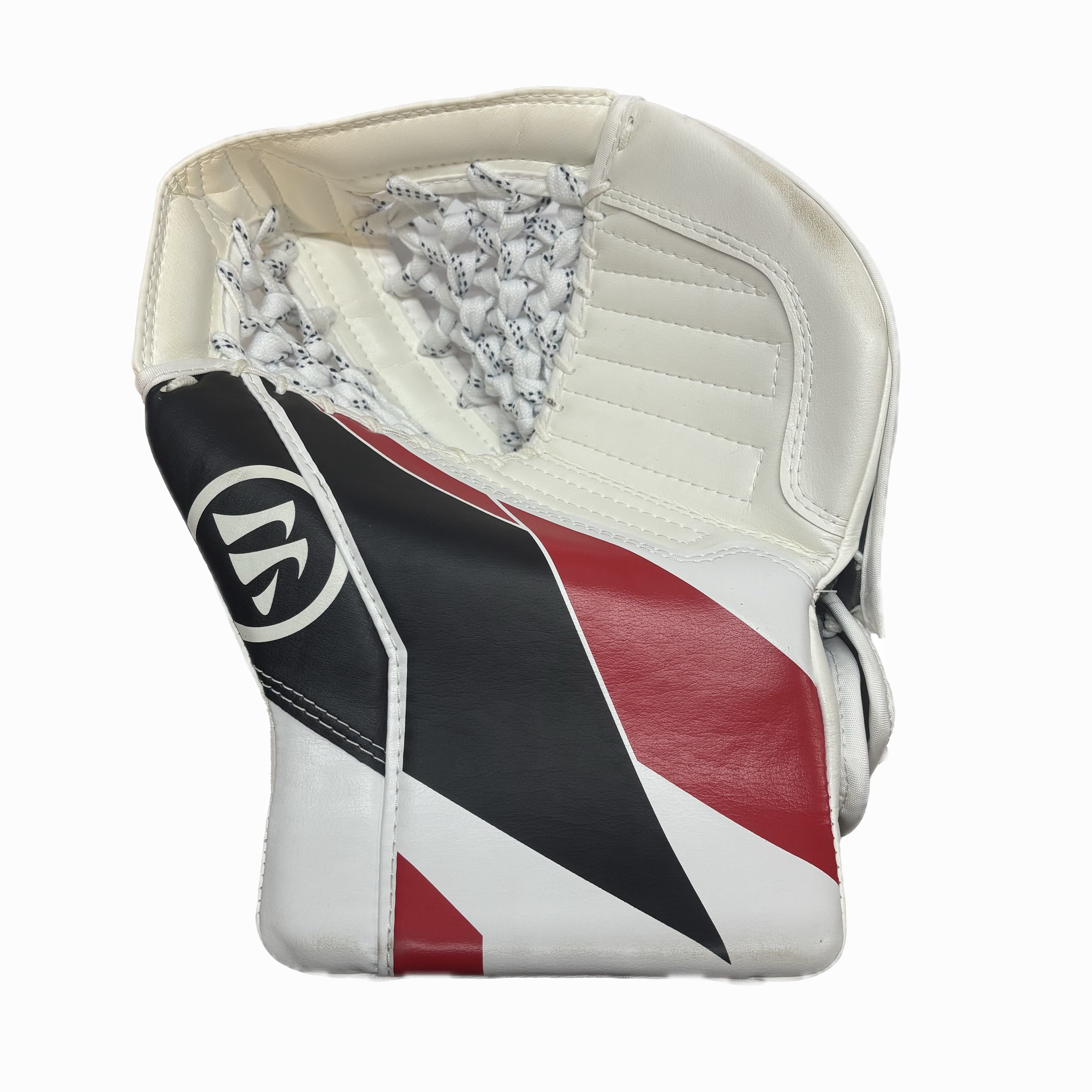Warrior RG7 - New Goalie Blocker - Junior (White/Black/Red)