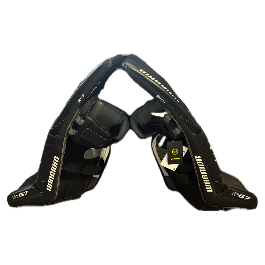 Warrior RG7 RTL - New Goalie Pad Set (Black)