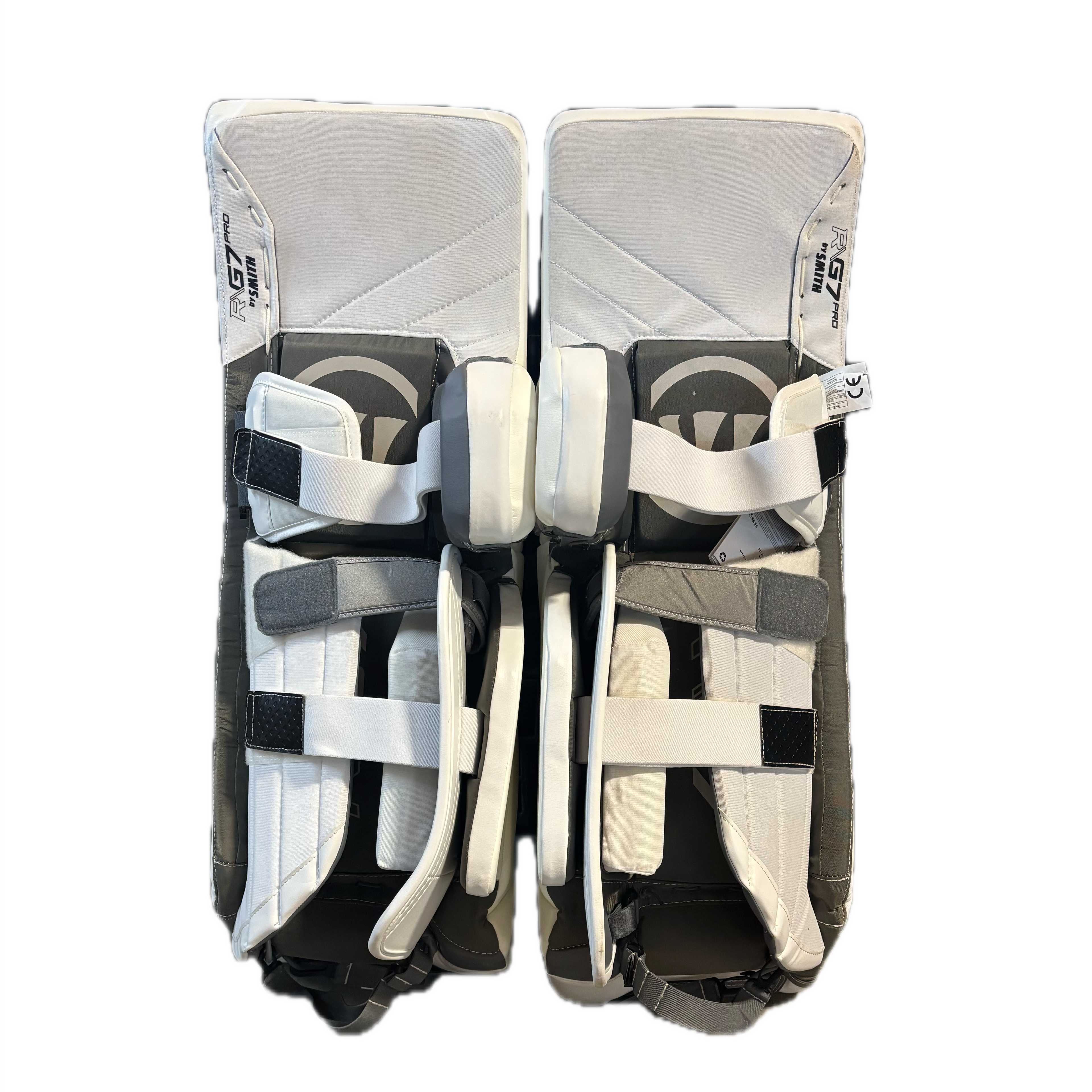 Warrior RG7 Pro - New Goalie Pad Set (White/Red/Black)