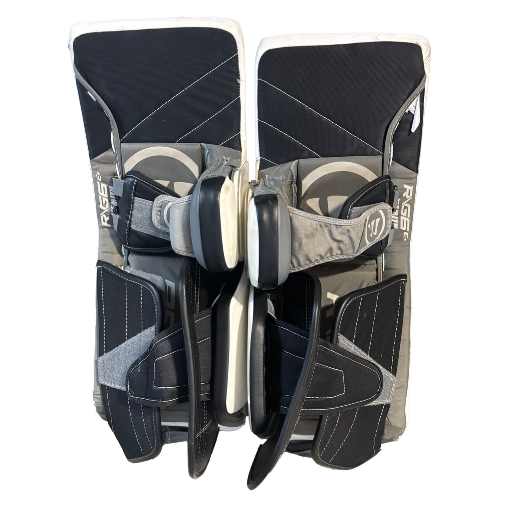 Warrior Ritual RG6 - Used Junior Goalie Pads (White)