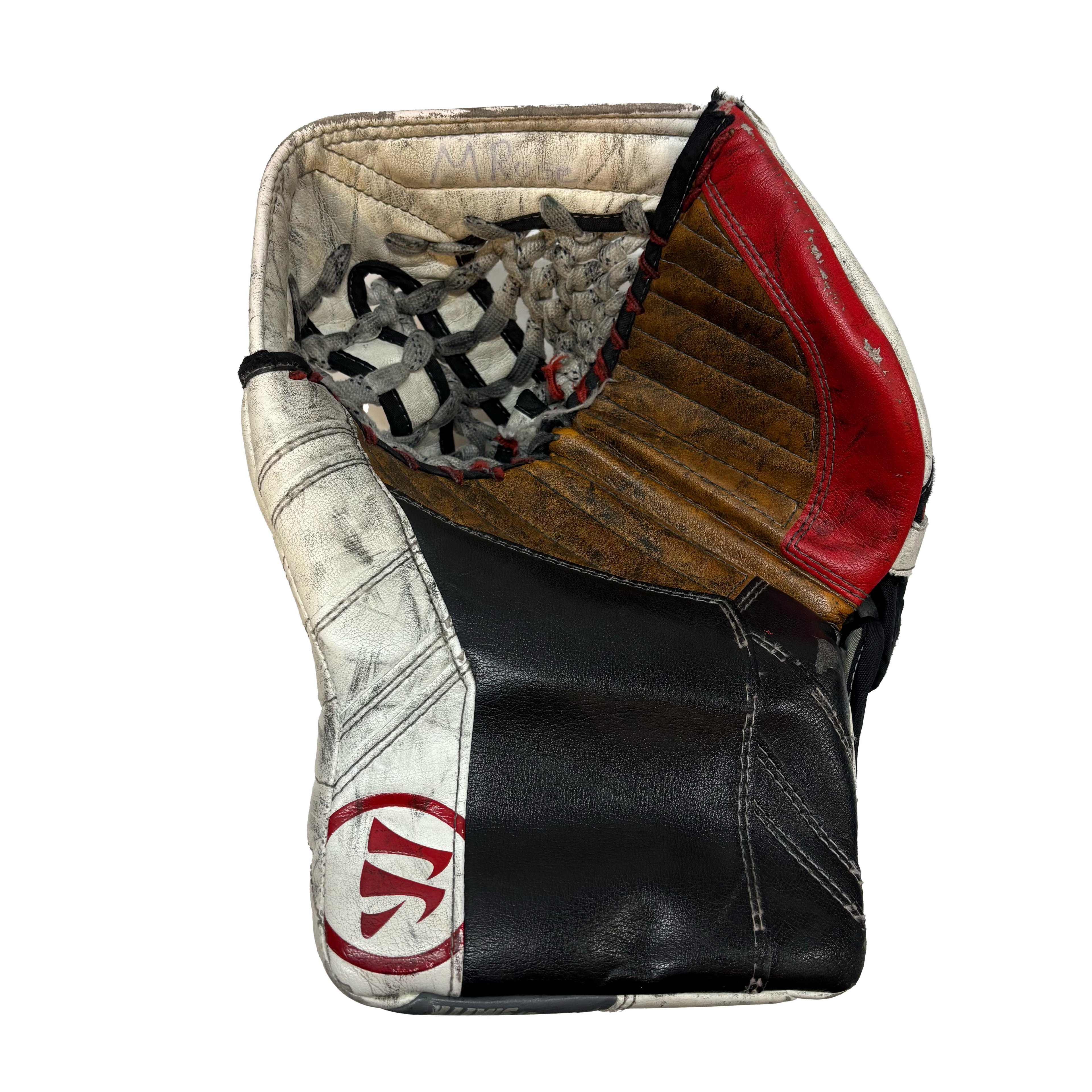 Warrior Ritual G3 Pro - Used Senior Goalie Glove (White/Black/Red)