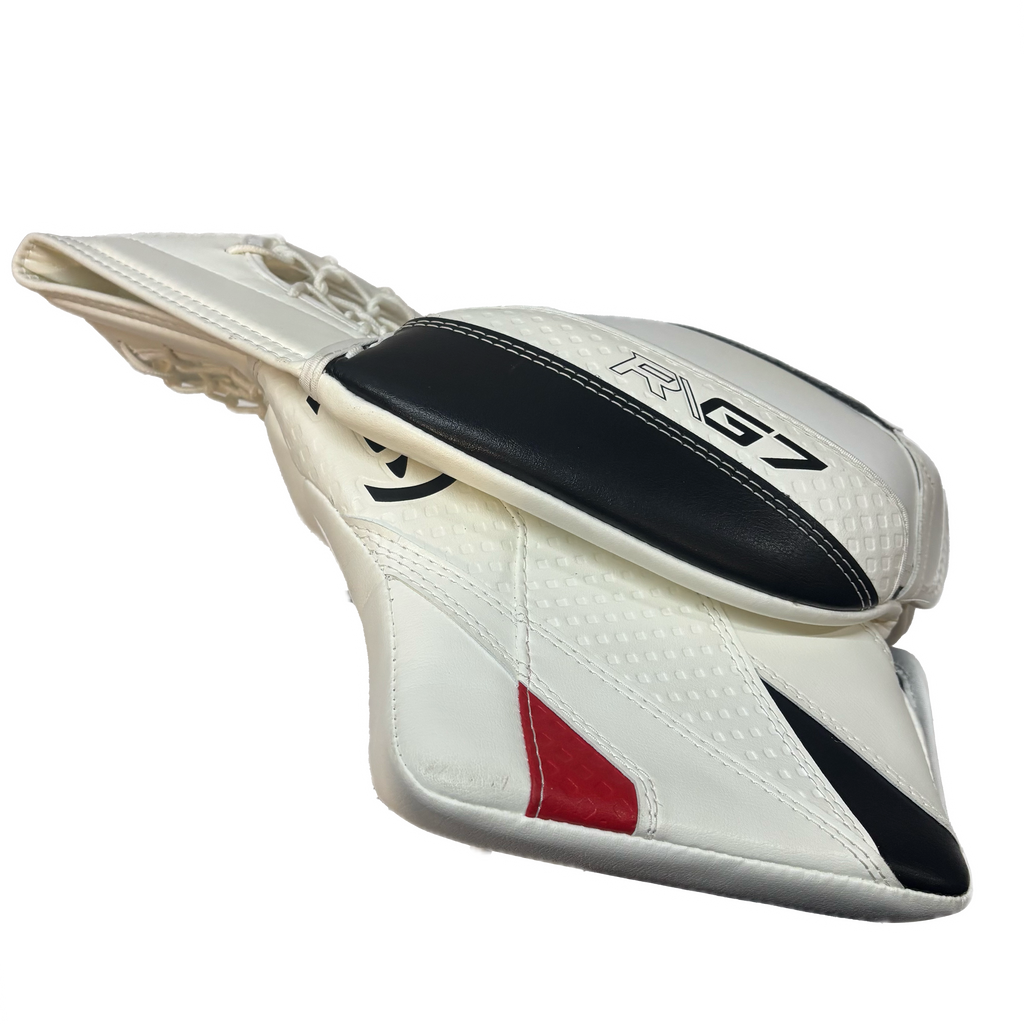 Warrior RG7.1 - New Goalie Trapper (White/Black/Red)