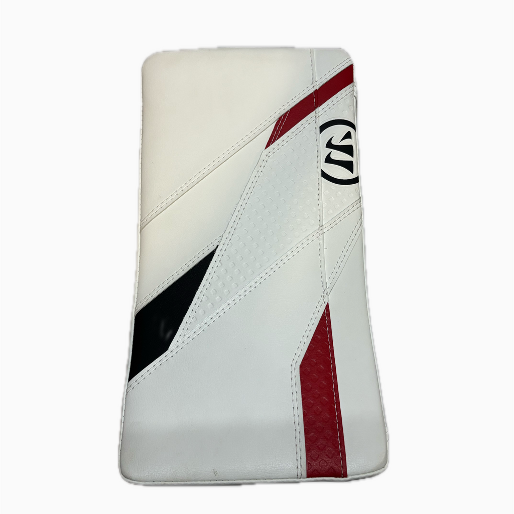 Warrior RG7 Pro - New Goalie Blocker (White/Black/Red)