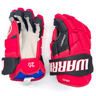 Warrior Covert QR5 Pro - NHL Pro Stock Glove - Sebastian Aho (Red/Black)