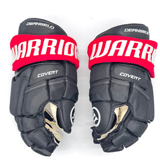 Warrior Covert QRE Pro - NHL Pro Stock Glove - Tony Deangelo (Black/Red)