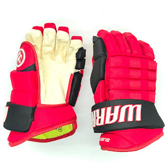 Warrior Alpha FR Pro - NHL Pro Stock Glove - Jake Guentzel (Red/Black)